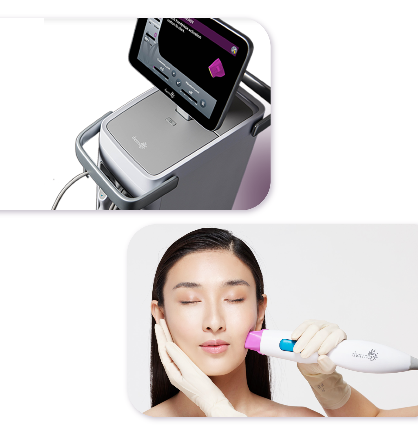 Thermage flx handpiece Hermia